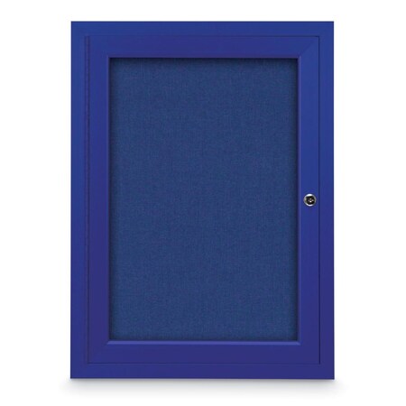 United Visual Products Drop-In Shadowbox, 24"x36", Walnut/Cobalt UVSB2436-WALNUT-COBACC